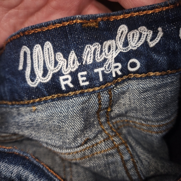 Wrangler Retro Relaxed Boot Stretch Denim Blue Jeans WRT20JH MENS Sze38x36 - Picture 3 of 6